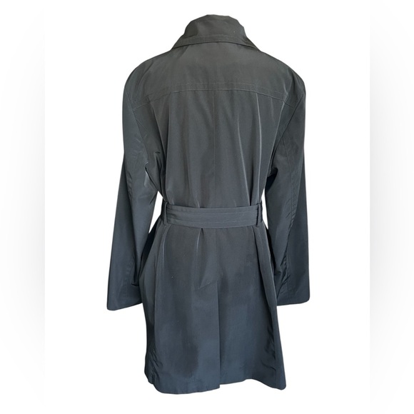 FOG By London Fog Women’s Button up Short Trench Coat Large - Picture 2 of 9